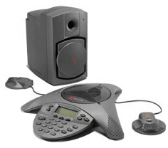Polycom VTX 1000 with 2 ext. mics and subwoofer