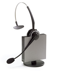 GN Netcom 9120 wireless headset with flex boom mic.